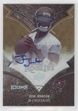 2008 Upper Deck Icons - [Base] - Rookie Autographs Rainbow #152 - Josh Johnson /135