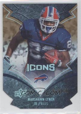 2008 Upper Deck Icons - [Base] - Silver Die-Cut #10 - Marshawn Lynch /150