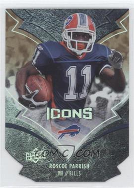 2008 Upper Deck Icons - [Base] - Silver Die-Cut #11 - Roscoe Parrish /150