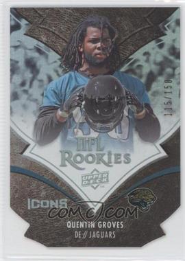 2008 Upper Deck Icons - [Base] - Silver Die-Cut #179 - Quentin Groves /150