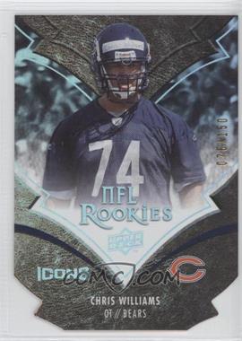 2008 Upper Deck Icons - [Base] - Silver Die-Cut #212 - Chris Williams /150