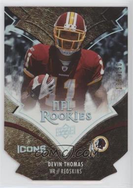 2008 Upper Deck Icons - [Base] - Silver Die-Cut #221 - Devin Thomas /150