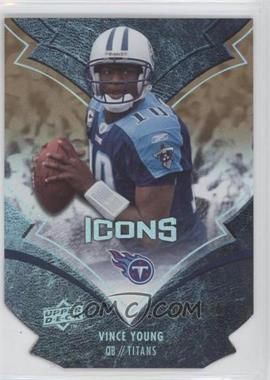 2008 Upper Deck Icons - [Base] - Silver Die-Cut #95 - Vince Young /150
