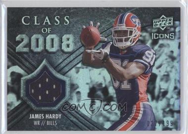 2008 Upper Deck Icons - Class of 2008 - Rainbow Jerseys #CO28 - James Hardy /199