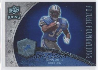 2008 Upper Deck Icons - Future Foundations - Rainbow Blue #FF19 - Kevin Smith /250