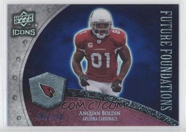 2008 Upper Deck Icons - Future Foundations - Rainbow Blue #FF2 - Anquan Boldin /250