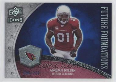 2008 Upper Deck Icons - Future Foundations - Rainbow Blue #FF2 - Anquan Boldin /250