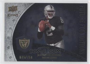2008 Upper Deck Icons - Future Foundations - Silver #FF15 - JaMarcus Russell /750