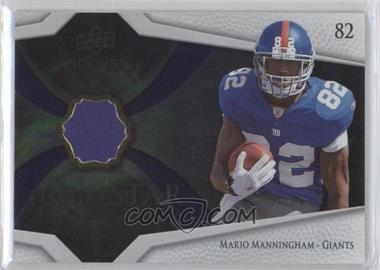 2008 Upper Deck Icons - Future Stars Materials Silver #FSM28 - Mario Manningham