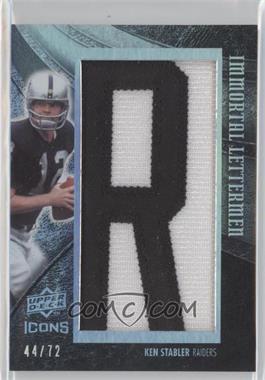 2008 Upper Deck Icons - Immortal Lettermen - Last Names #KS28 - Ken Stabler /72