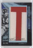 Y.A. Tittle #/80