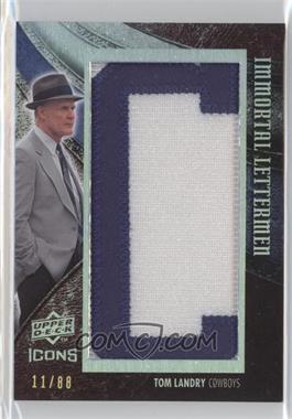 2008 Upper Deck Icons - Immortal Lettermen - Nicknames #TL5 - Tom Landry /88