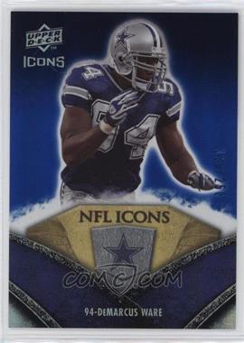 2008 Upper Deck Icons - NFL Icons - Rainbow Blue #NFL7 - DeMarcus Ware /250