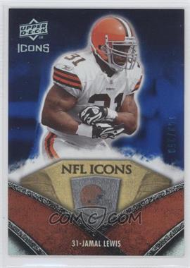 2008 Upper Deck Icons - NFL Icons - Rainbow Blue #NFL9 - Jamal Lewis /250