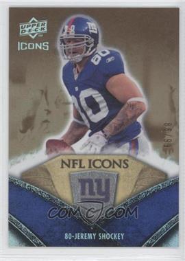 2008 Upper Deck Icons - NFL Icons - Rainbow Gold #NFL27 - Jeremy Shockey /99