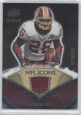 2008 Upper Deck Icons - NFL Icons - Silver Jerseys #NFL14 - Clinton Portis /150