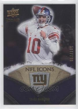 2008 Upper Deck Icons - NFL Icons - Silver #NFL21 - Eli Manning /799