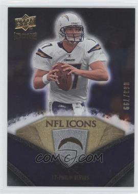 2008 Upper Deck Icons - NFL Icons - Silver #NFL41 - Philip Rivers /799