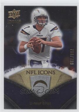 2008 Upper Deck Icons - NFL Icons - Silver #NFL41 - Philip Rivers /799