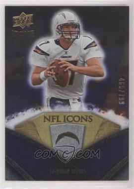 2008 Upper Deck Icons - NFL Icons - Silver #NFL41 - Philip Rivers /799