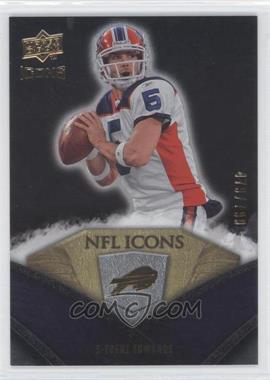 2008 Upper Deck Icons - NFL Icons - Silver #NFL48 - Trent Edwards /799