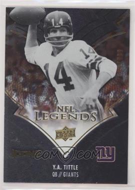 2008 Upper Deck Icons - NFL Legends #LEG25 - Y.A. Tittle /999 [EX to NM]