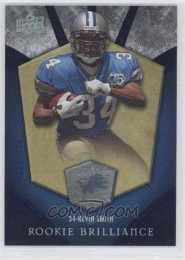 2008 Upper Deck Icons - Rookie Brilliance - Rainbow Blue #RB23 - Kevin Smith /250