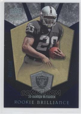 2008 Upper Deck Icons - Rookie Brilliance - Rainbow Blue #RB8 - Darren McFadden /250