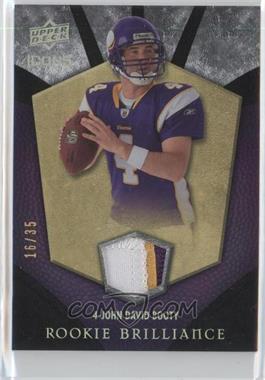 2008 Upper Deck Icons - Rookie Brilliance - Rainbow Patches #RB19 - John David Booty /35