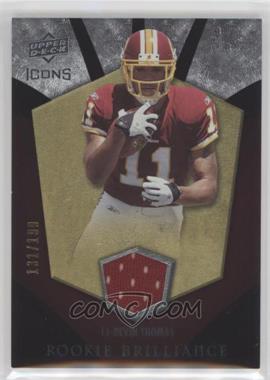 2008 Upper Deck Icons - Rookie Brilliance - Silver Jerseys #RB7 - Devin Thomas /199