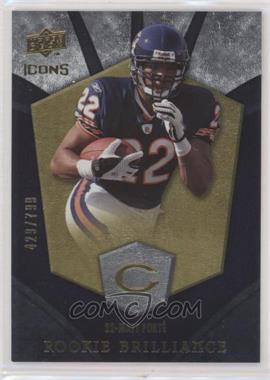 2008 Upper Deck Icons - Rookie Brilliance - Silver #RB28 - Matt Forte' /799