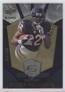 2008 Upper Deck Icons - Rookie Brilliance - Silver #RB28 - Matt Forte' /799