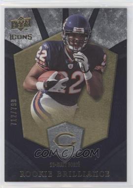 2008 Upper Deck Icons - Rookie Brilliance - Silver #RB28 - Matt Forte' /799