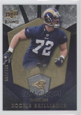 2008 Upper Deck Icons - Rookie Brilliance - Silver #RB6 - Chris Long /799