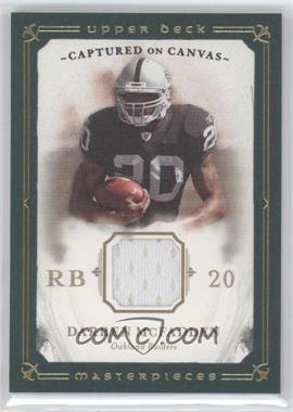 2008 Upper Deck Masterpieces - Captured on Canvas - Green Framed #CC14 - Darren McFadden