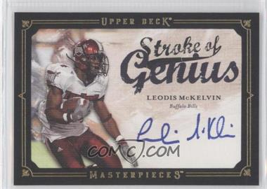 2008 Upper Deck Masterpieces - Stroke of Genius - Black Framed #SOG63 - Leodis McKelvin