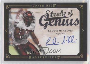 2008 Upper Deck Masterpieces - Stroke of Genius - Black Framed #SOG63 - Leodis McKelvin