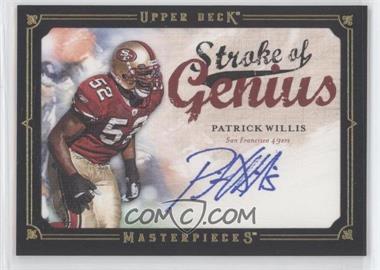 2008 Upper Deck Masterpieces - Stroke of Genius - Black Framed #SOG77 - Patrick Willis