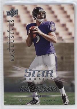 2008 Upper Deck Rookie Exclusives - [Base] #RE26 - Joe Flacco