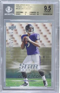 2008 Upper Deck Rookie Exclusives - [Base] #RE26 - Joe Flacco [BGS 9.5 GEM MINT]