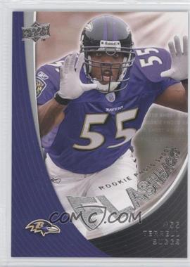 2008 Upper Deck Rookie Exclusives - Rookie Photo Shoot Flashbacks #RPSF10 - Terrell Suggs