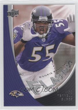 2008 Upper Deck Rookie Exclusives - Rookie Photo Shoot Flashbacks #RPSF10 - Terrell Suggs
