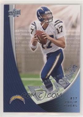 2008 Upper Deck Rookie Exclusives - Rookie Photo Shoot Flashbacks #RPSF15 - Philip Rivers