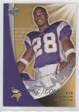 2008 Upper Deck Rookie Exclusives - Rookie Photo Shoot Flashbacks #RPSF22 - Adrian Peterson