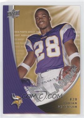 2008 Upper Deck Rookie Exclusives - Rookie Photo Shoot Flashbacks #RPSF22 - Adrian Peterson