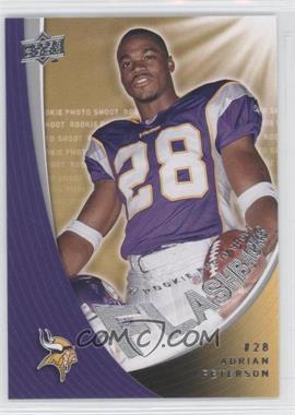 2008 Upper Deck Rookie Exclusives - Rookie Photo Shoot Flashbacks #RPSF22 - Adrian Peterson