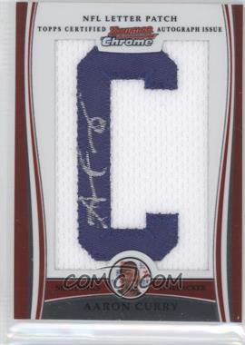 2009 Bowman Chrome - Autographed Rookie NFL Patch #BCAP-AC - Aaron Curry /2