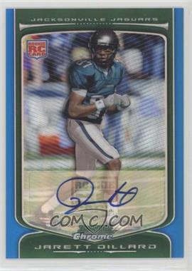 2009 Bowman Chrome - [Base] - Blue Refractor Rookie Autographs #157 - Jarett Dillard /35