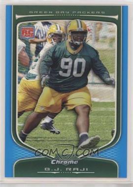 2009 Bowman Chrome - [Base] - Blue Refractor #145 - B.J. Raji /150