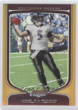 2009 Bowman Chrome - [Base] - Gold Refractor #23 - Joe Flacco /50